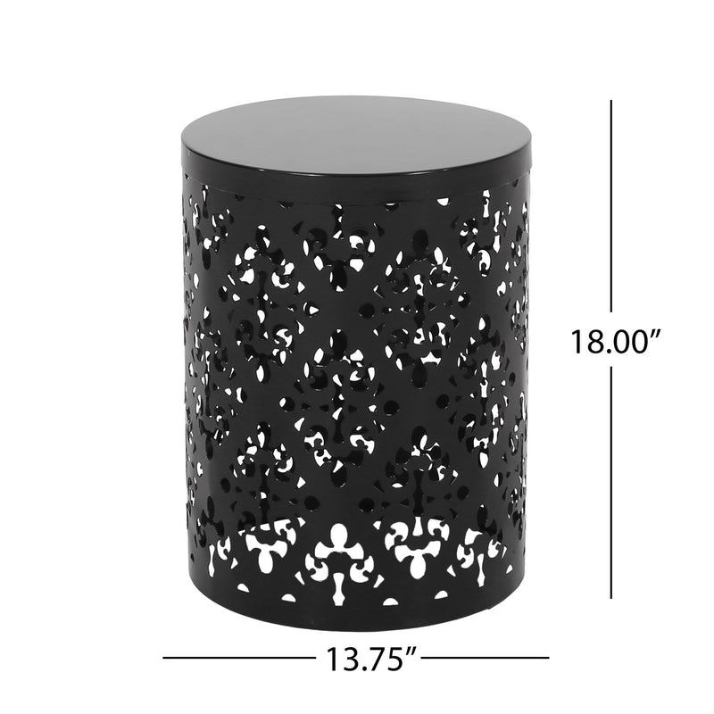 Outdoor Metal Modern Design End Table