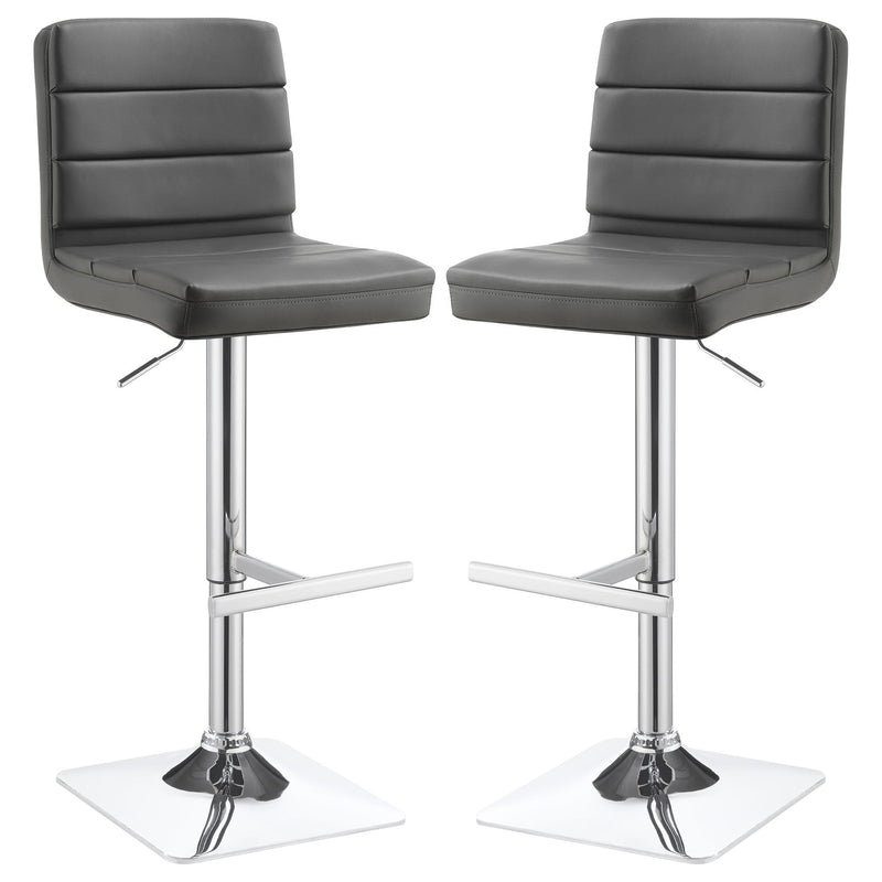Adjustable Bar Stool (Set of 2) - Gray