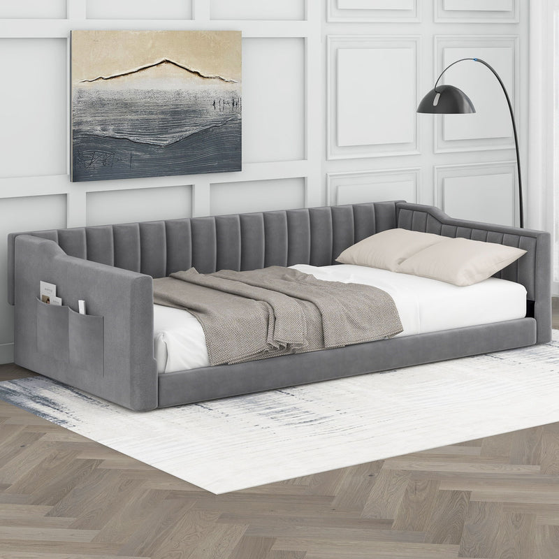 Daybed With Side Storage Pocket