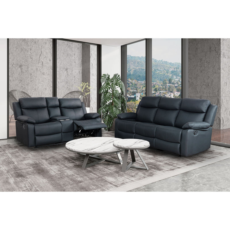 Blanche - Reclining Set With LED Lights, Speaker