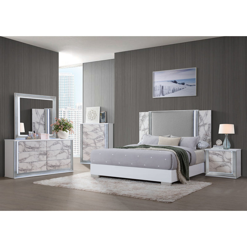 Moon - Marble Buffet - White