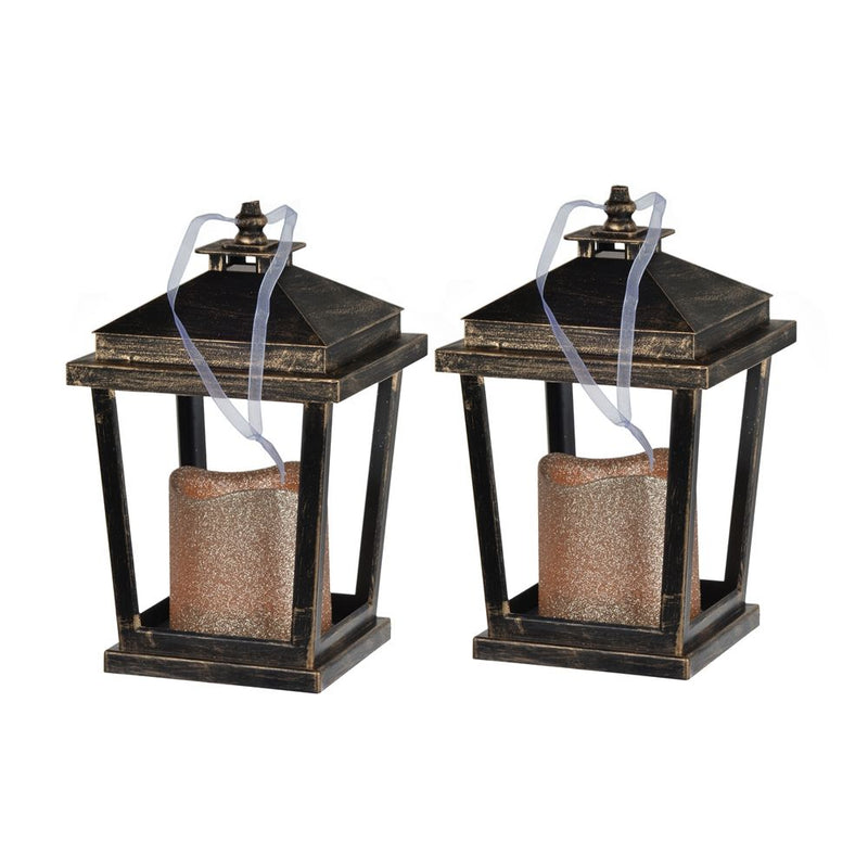 Menifee - Lantern With Led Candle (Set of 2)