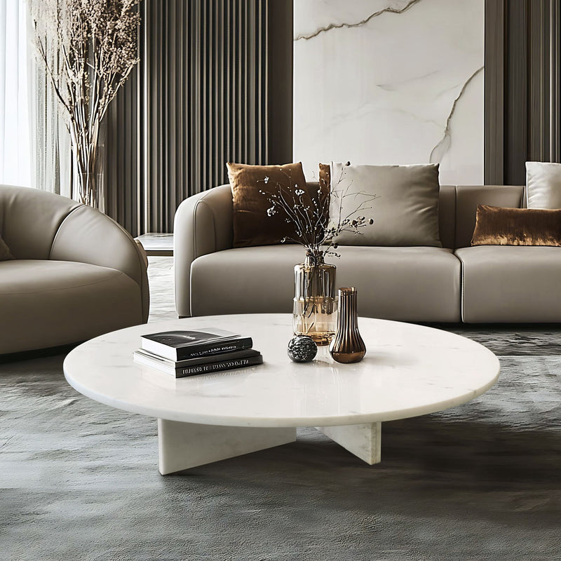 Luxury Coffee Table With Unique Veining, Unique Stone Design