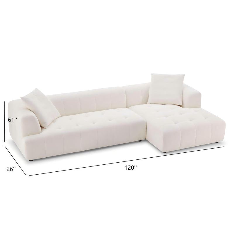 Kaynes - Elegant Upholstery Corner Sofa