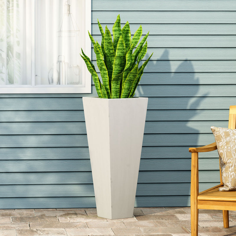 Outdoor Modern Cast Stone Planter
