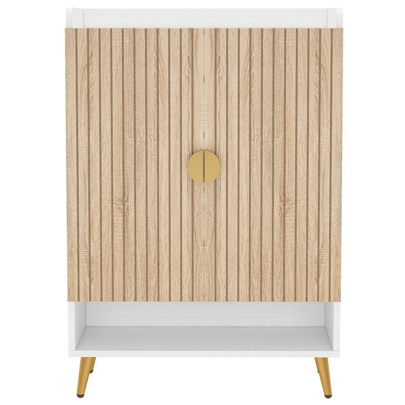 Shoe Cabinet With Doors, 7 Tier Storage Organizer