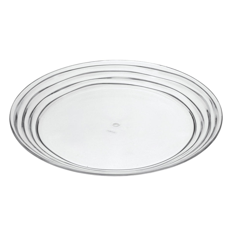 Designer Swirl Acrylic Dinner Plates (Set of 4)