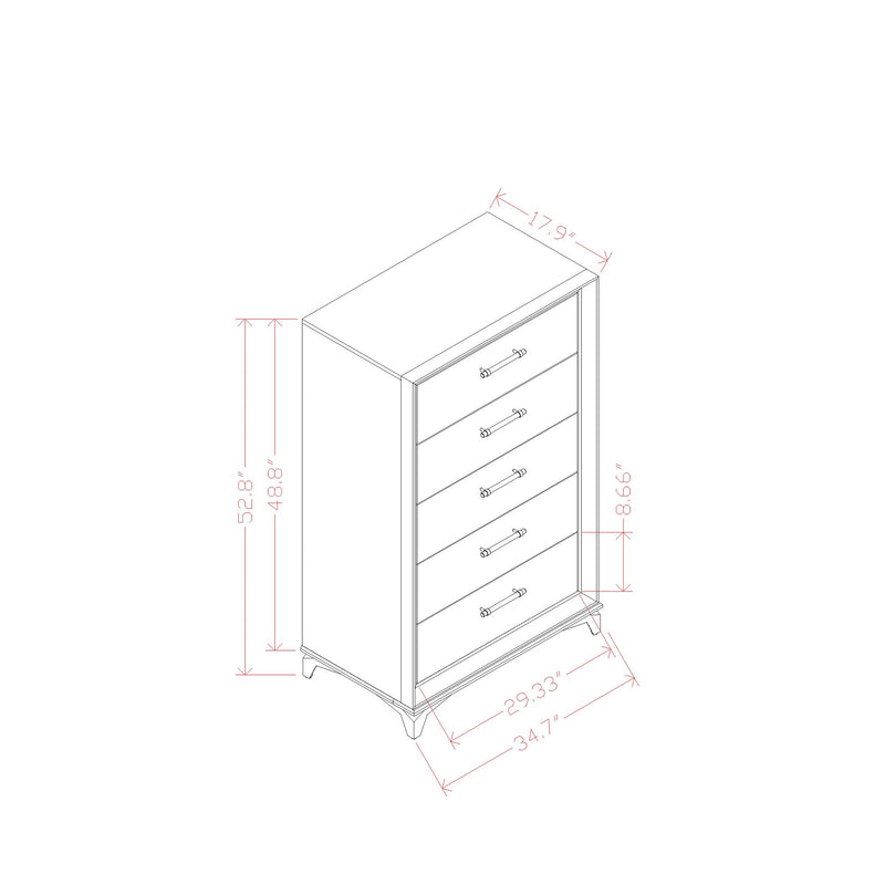 Star - Chest - White