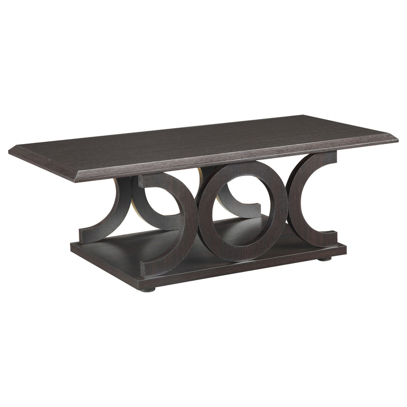 Monticello - 2 Piece Coffee And End Table Set - Cappuccino