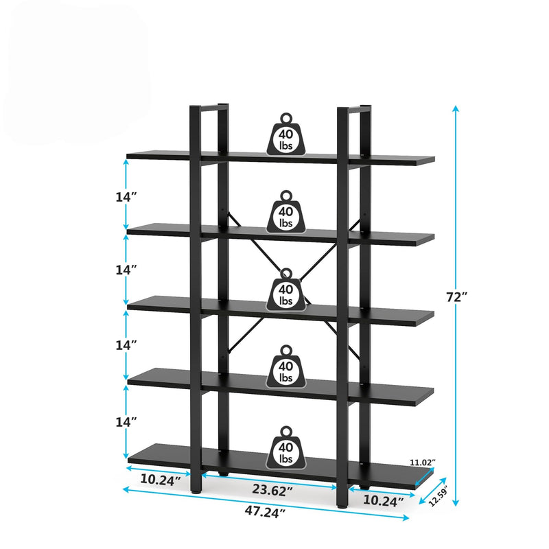 5 Tier Bookshelf For Home