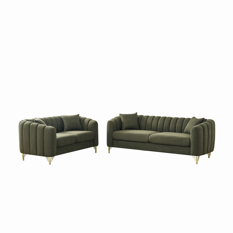 Oversized Sofa, Deep Tufted Couch