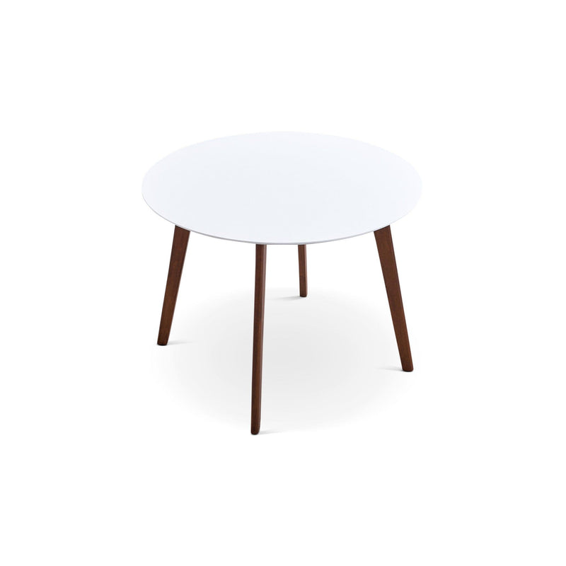 Dining Table - Brown / White
