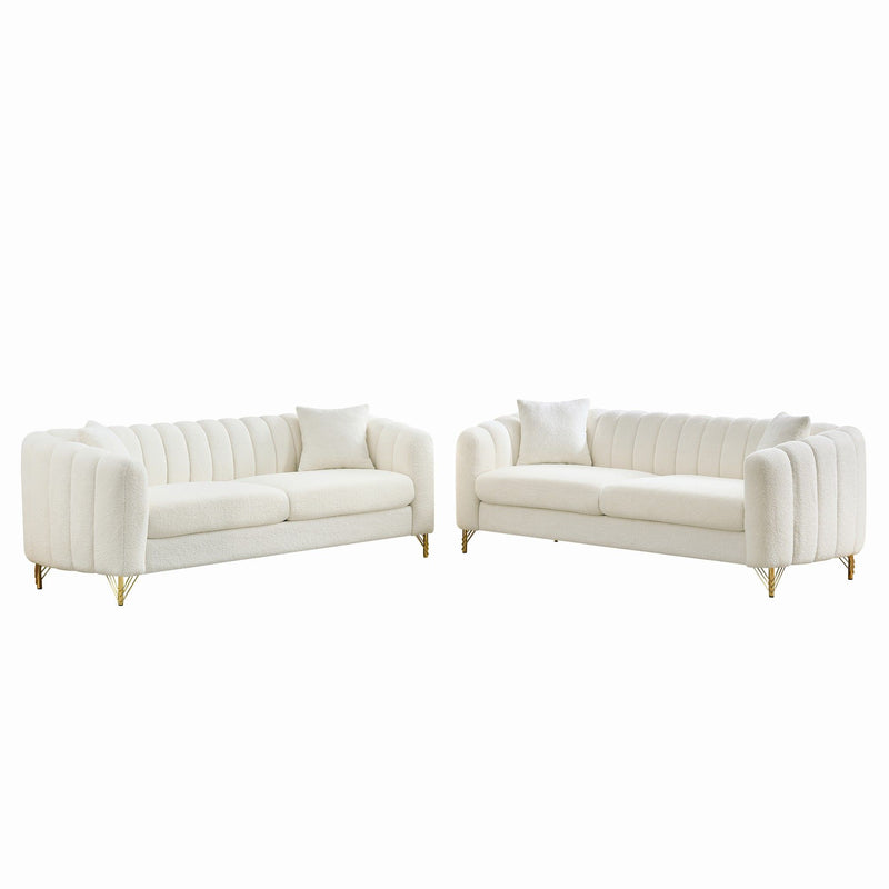 Oversized Sofa, Deep Tufted Couch