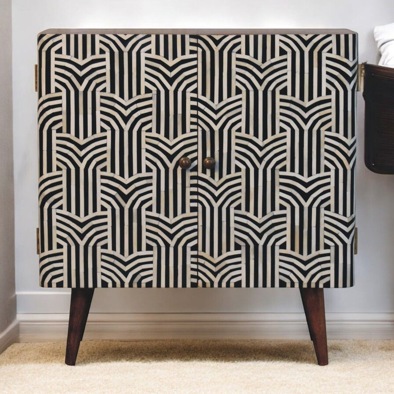 Edessa Bone Inlay Cabinet